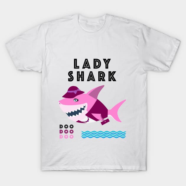 Business Shark - Doo Doo Doo Collection 3 T-Shirt by aastal72